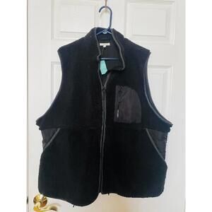 Maurices Women's Black Fleece Vest Size 3X